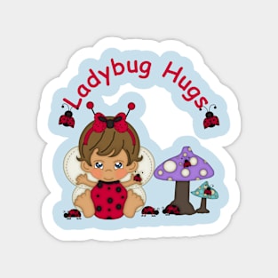 Lady Bug Hugs 2 Sticker